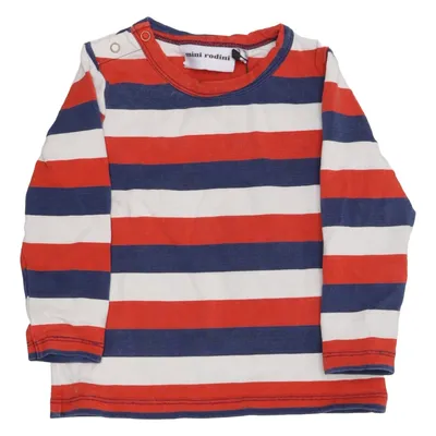 Långärmad t-shirt (Röd, Blå, Vit) från Mini Rodini Elastan, Tencel