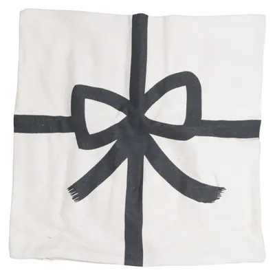 Prydnadskudde (Beige, Svart) från H&M Home Bomull