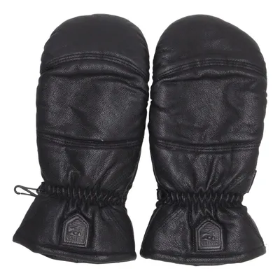 Leather mittens (Black) from Hestra