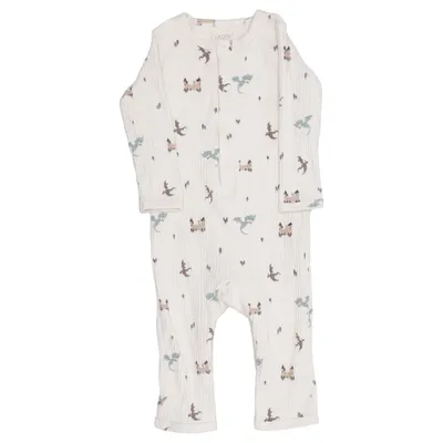 Barboteuse (Beige, Multicolore) de Fixoni Élasthane, Coton biologique