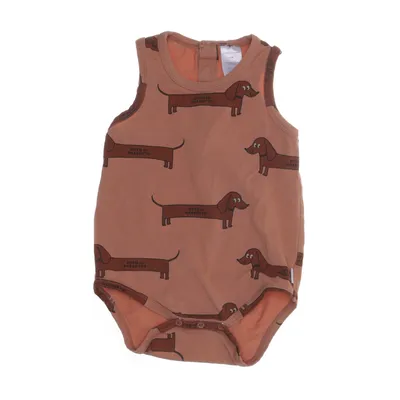 Body (Brun) från Tinycottons Bomull, Elastan