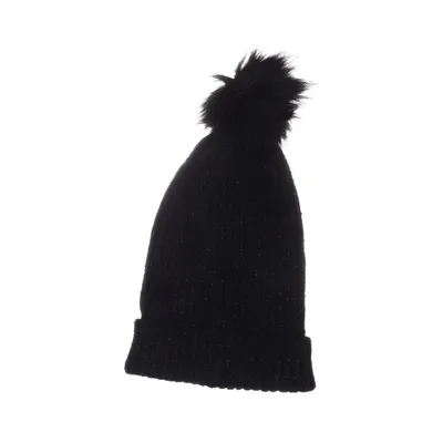 Bonnet à pompon (Noir) de Beeline Acrylique, Élasthane, Fibre métallique, Polyamide, Polyester