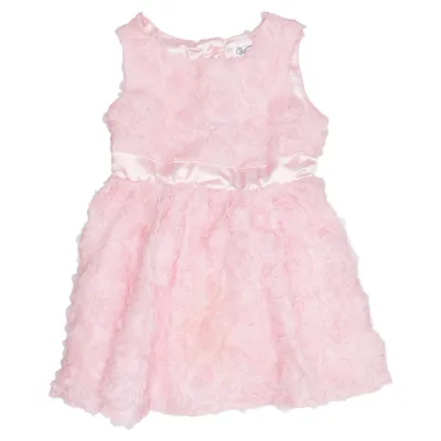 Robe de fille de fleur (Rose) de Vintage Skill Polyester