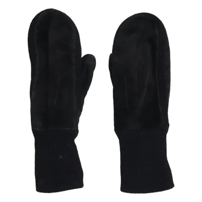 Moufles en cuir (Noir) de Thinsulate Acrylique, Polyamide, Daim