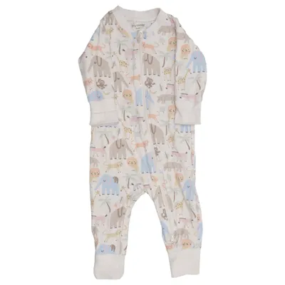 Rompertjes (Beige, Meerkleurig) van MyWear Baby Elastaan, Organisch katoen