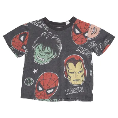 T-shirt (Grijs, Meerkleurig) van H&M x Marvel Katoen