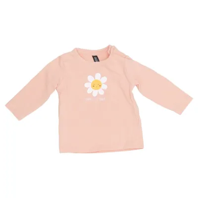 T-shirt à manches longues (Rose) de Newborn Coton, Élasthane