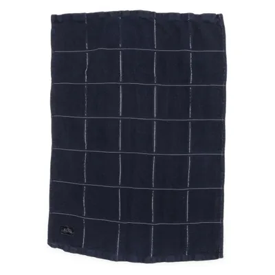 Handduk (Blå, Vit) från Nina Royal Bomull