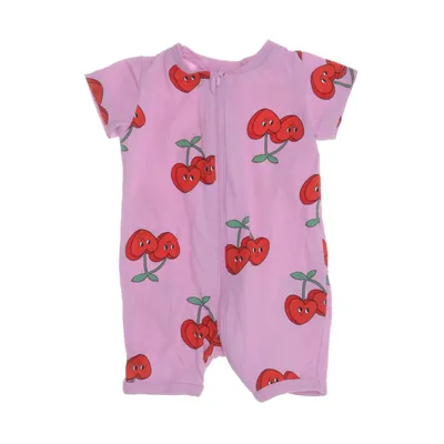 Sparkdräkt (Rosa, Röd) från Lindex Baby Bomull
