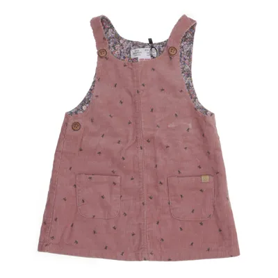 Hängselklänning (Rosa) från Zara BabyGirl Bomull