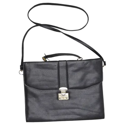 Briefcase (Black) Leather