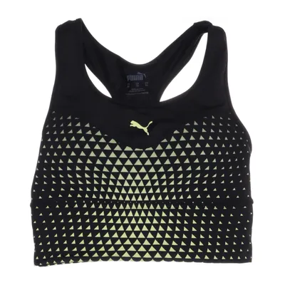 Sports-BH (Sort, Gul) fra Puma Elastan, Polyester