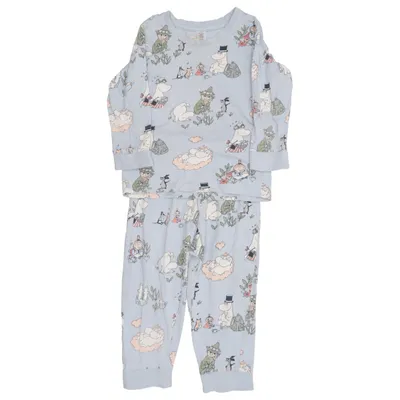 Pyjama (Blauw, Meerkleurig) van Moomin by Lindex Katoen