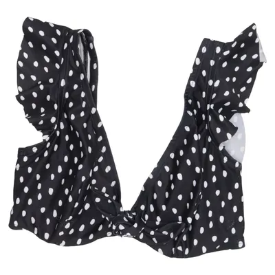 Bikiniöverdel (Svart, Vit) från Peek & Beau Elastan, Polyamid, Polyester
