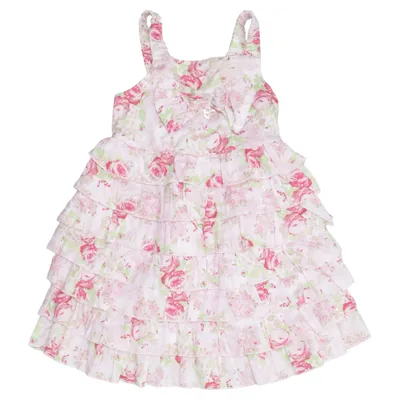 Robe (Rose, Vert, Blanc) de Pampolina Modal