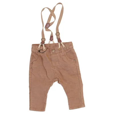 Salopette (Marron) de Lindex Baby Coton, Élasthane, Polyester