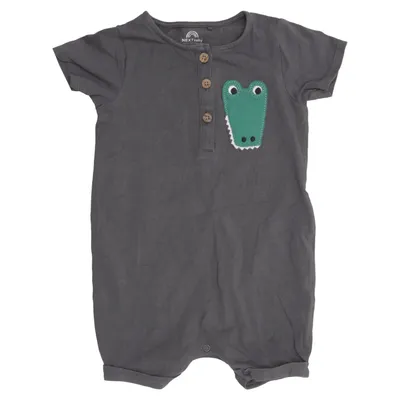 Rompers (Gray) from Next Baby Cotton, Elastane