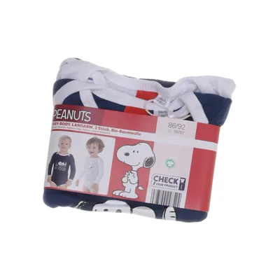 Body (Blå, Vit, Röd) från Peanuts Ekologisk bomull