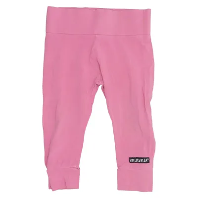 Leggings (Pink) from Villervalla Elastane, Organic cotton