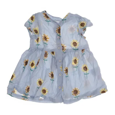 Dress (Blue, Yellow, Brown) from Lindex Baby Cotton