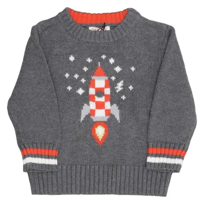 Trui (Rocket Sweater) van Cat & Jack Katoen