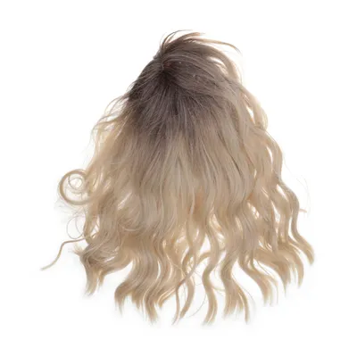 Pruik (Beige, Meerkleurig)