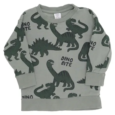 Sweatshirt (Grøn) fra Lindex Kids Bomuld, Elastan