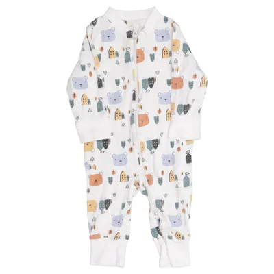 Rompers (White, Multicolored) from Tiny One Cotton, Elastane