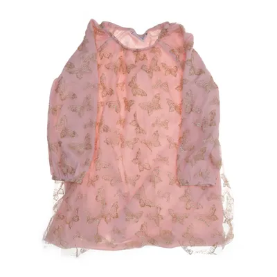 Klänning (Rosa, Guldfärgad) från VRS Fashion Polyester