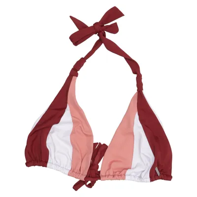 Bikini top (Red, White, Pink) from Free Society Elastane, Polyamide, Polyester