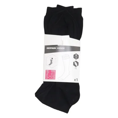 Chaussettes de sport (Noir) de Decathlon Coton, Élasthane, Polyamide