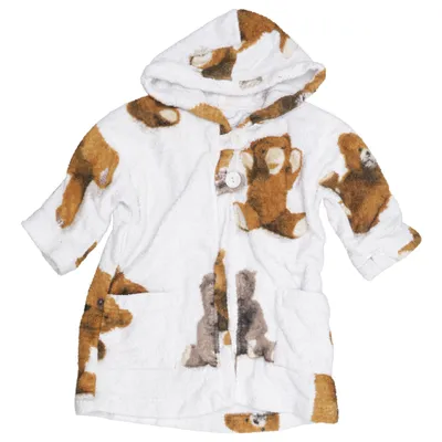 Bathrobe (White, Brown, Multicolored) from Christian Fischbacher Cotton