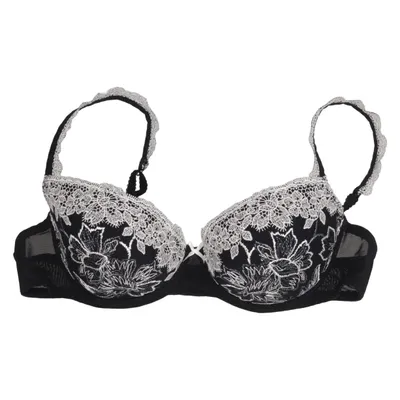 Bra (Black, Silver) from Aubade Cotton, Elastane, Polyamide, Polyester, Polyurethane