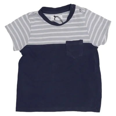 T-shirt (Bleu, Gris) de Sense Organics Coton biologique