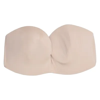 Bandeau bh (Beige) van Wonderbra Elastaan, Polyamide, Polyester