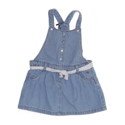Tuinjurk (Blauw, Wit) van Obaïbi Katoen