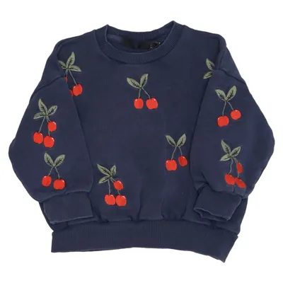 Sweatshirt (Bleu, Rouge) de Mini Rodini Coton