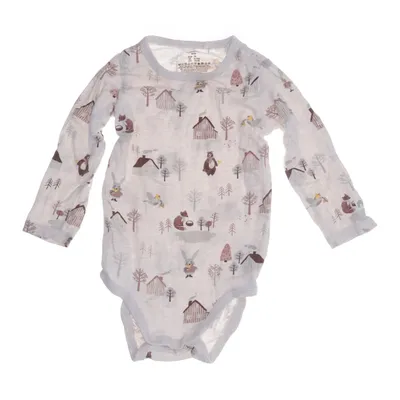 Body (Beige, Flerfärgad) från Lindex Baby Bomull, Elastan