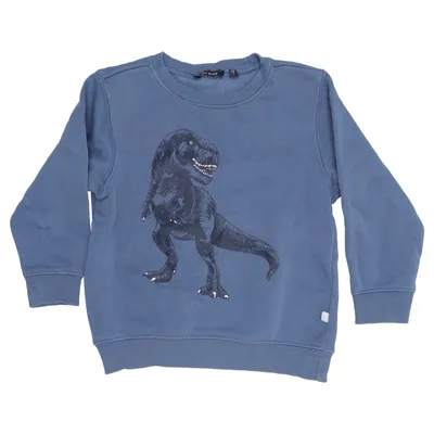 Sweatshirt (Blue) from Blue Seven Cotton, Polyester