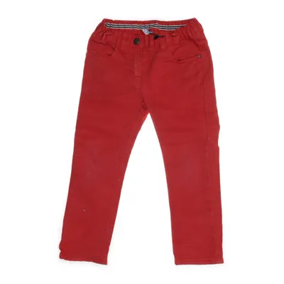 Jeans (Red) from Petit Bateau Cotton, Elastane
