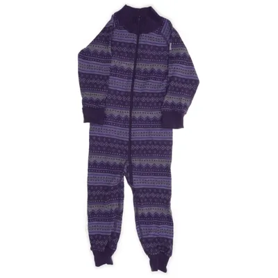 Mjukisdräkt (Lila, Grå) från Polarn O. Pyret Merinoull