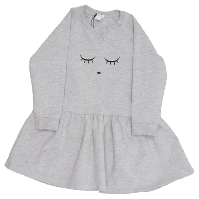 Dress (Gray) from Livly Cotton, Elastane, Polyester