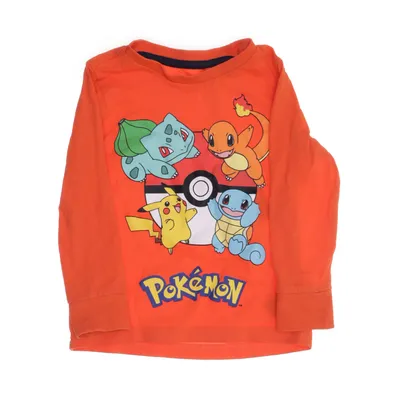 Long sleeve T-shirt (Orange) from Pokémon Cotton