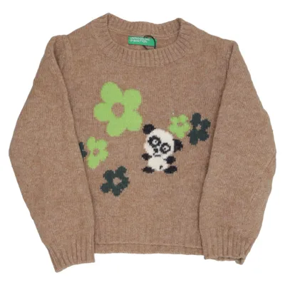 Pull-over (Marron, Multicolore) de United Colors of Benetton