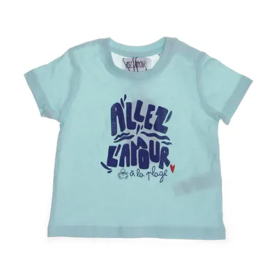 T-shirt (Bleu) de Allez L'amour Coton biologique