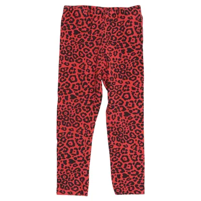 Legging (Rouge, Noir) de Name It Élasthane, Coton biologique