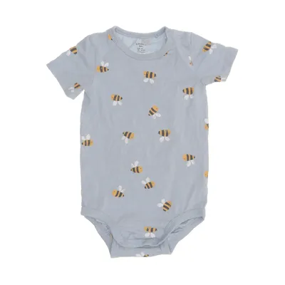 Body (Blå, Flerfärgad) från Lindex Baby Bomull, Elastan