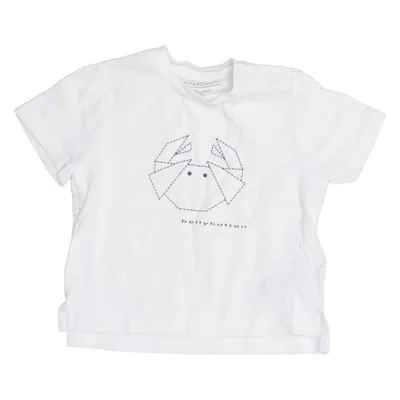 T-shirt (Blanc) de Bellybutton Élasthane, Coton biologique