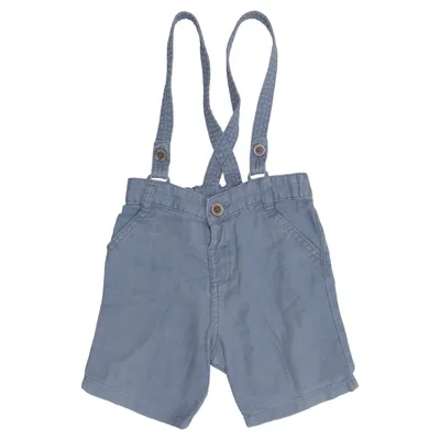 Salopette courte (Bleu) de F&F Baby Coton