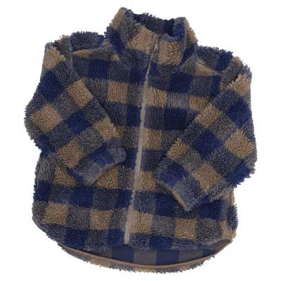 Fleece jacket (Blue, Brown) from Arket Polyester